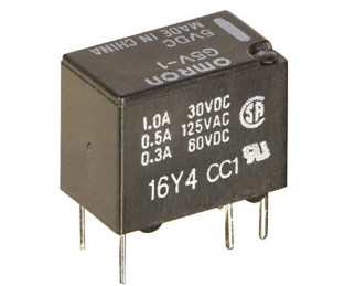 G5V-1-DC5 Omron Electromechanical Relay SPDT 1A 5VDC 167Ohm Through Hole