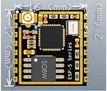 ESP-07S Ai Thinker Digital Electronic Module WIFI V1 IEEE802.11 B/G/N ESP8266 Core