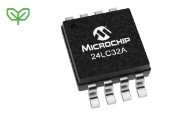24LC32A-I/MS MICROCHIP EEPROM Serial-2Wire 32K-bit 4K x 8 3.3V/5V 8-Pin MSOP Tube