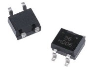 HD06-T DIODES Rectifier Bridge Diode Single 600V 0.8A 4 Pin Mini-DIP SMD T/R
