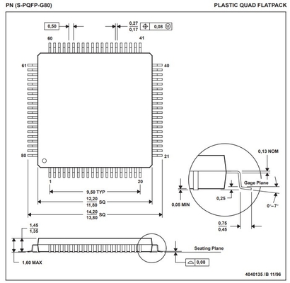MSP430F5438AIZCAR TI 16 bit ADC MCU 256KB DMA UART/SPI/I2C 113-NFBGA -4