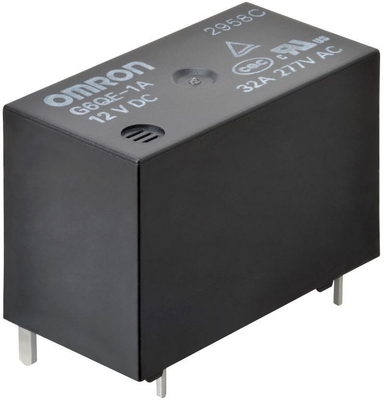G6QE-1A DC12 OMRON Power Relay 12VDC 36A SPST-NO 30.5x16x20.5mm THT