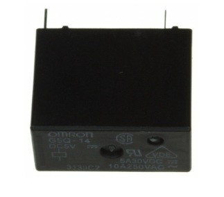 G5Q-1A-DC5 OMRON Signal Power Relay 5VDC 5DC/10AAC SPST-NO THT