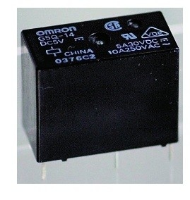 G5Q-1A-DC5 OMRON Signal Power Relay 5VDC 5DC/10AAC SPST-NO THT