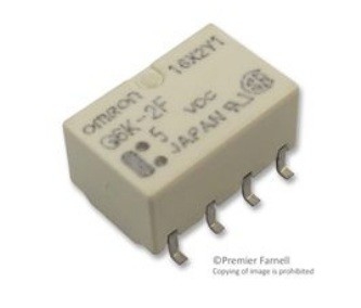 G6SK-2F-TR-DC5 5v Signal Relay 2A DPDT SMD 100000 Electrical Life