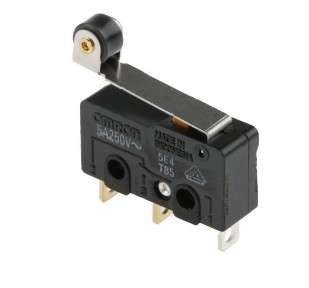 SPDT OMRON Snap Action Switch , SS 5GL2 Switch 5A 250VAC 0.49N Screw Mount Solder
