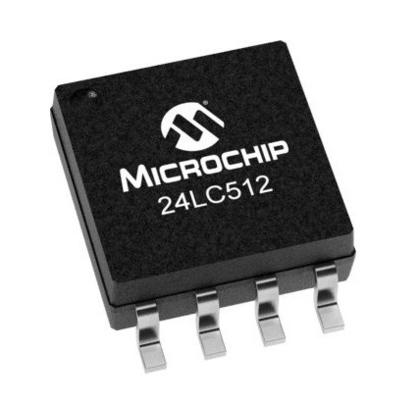 24LC512-I/SM Flash Memory Data Storage Microchip 512K Bit 64Kx8