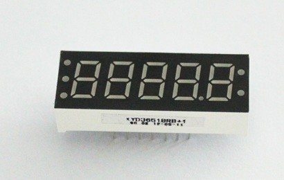 5 segment 0.36 inch Electronic Digital Display Board , J3561AH HK LED Digital Tube