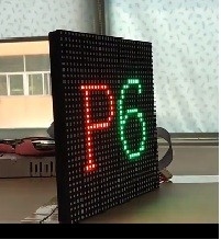 Waterproof P6 Electronic Digital Display Board Matrix Module With 1024 Dots 5200 Nits